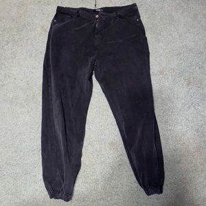 Black high waist jean joggers (buy one get one free on everything bundled)